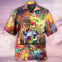 Hippie Ukulele Hippie Let It Be Hawaiian Shirt For Men And Women Summer Gifts