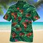 Hippo Lovers Gift Hawaiian Shirt, Tropical Hippo Men Hawaiian Shirts - Casual Button Down Short Sleeve Shirt Summer Gifts