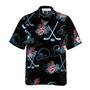 Hockey Helmet Tropical Pattern Hawaiian Shirt For Men And Women Summer Gifts