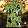 Holstein Friesian Cattle Lovers Corn Pattern Hawaiian Shirt For Men Summer Gifts