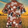 Holstein Friesian Red Tribal Hawaiian Shirt, Animal Cow Short Sleeve Hawaiian Aloha Shirt For Men, Women Summer Gifts