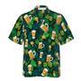 Hop Cones Beer Glass Hawaiian Shirt For Men, Beer Shirts Summer Gifts