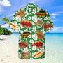 Hot Dog Hibiscus Flower Aloha Hawaiian Shirts For Men, Women Summer Gifts