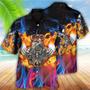 Hot Rod Fire All Printed , For Men And Women Unisex Hawaiian Shirt Aloha Shirt