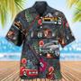 Hot Rod Guitar I Like Hot Rods And Guitars Hawaiian Shirt Summer Gifts