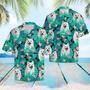 Japanese Spitz Tropical Summer Unisex Hawaiian Shirt Aloha Shirt