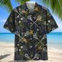 Lacrosse Blue Nature For Men, Lacrosse Life Shirt, Lacrosse Player Gifts Unisex Hawaiian Shirt Aloha Shirt