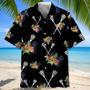 Lacrosse Usa Blue Tropical , Summer Short Sleeve Shirts For Men And Women Unisex Hawaiian Shirt Aloha Shirt