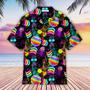 Lgbt Aloha S For Summer, Pineapple Tropical Neon Rainbow Happy Lgbt Pride Month Colorful S Unisex Hawaiian Shirt Aloha Shirt