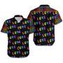 Lgbt Aloha S For Summer, Love Rainbow Plaid Pattern Colorful S Unisex Hawaiian Shirt Aloha Shirt