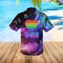 Lgbt Neon Lights Love Is Love Space Galaxy Hawaii Aloha Shirt Unisex Hawaiian Shirt Aloha Shirt