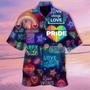 Love Has No Gender Tropical Background Design , Unisex Unisex Hawaiian Shirt Aloha Shirt