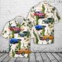 Muscle Car Hawaiian Shirt For Men, Classic Car Hawaiian Shirt, Vintage Car Shirt Summer Gifts