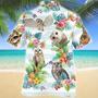 Owl Tropical Flower Hawaiian Shirt, Summer Men Hawaiian Shirts - Casual Button Down Short Sleeve Shirt Summer Gifts