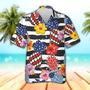 Pineapple , Patriotic Pineapple Hawaiian Aloha Beach Shirt Unisex Hawaiian Shirt Aloha Shirt