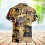 Pirates Skull Hawaii Shirt, Vintage Hawaii Beach Shirt, Skeleton Dead Man's Skull Glow, The Dark Shirt, Amazing Pirate Skull, Aloha Shirt Unisex Hawaiian Shirt Aloha Shirt