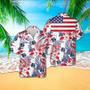 Police American Flag Shirt, Police For Police Unisex Hawaiian Shirt Aloha Shirt