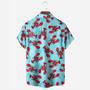 Red Lobster And Blue Ocean Hawaiian Shirt For Men And Women Summer Gifts