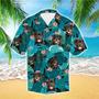 Rottweiler Vacation Hawaiian Shirt, Dog Short Sleeve Hawaiian Aloha Shirt Summer Gifts