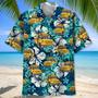 School Bus Coconut For Men And Women Unisex Hawaiian Shirt Aloha Shirt