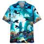 Scuba Diving Blue Nature , Scuba Diving Shirt, Scuba Diver Shirt, For Men And Women Unisex Hawaiian Shirt Aloha Shirt