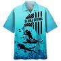 Scuba Diving Vintage Unisex Hawaiian Shirt Aloha Shirt