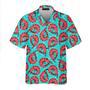 Shrimp Seafood Pattern Blue Aloha Hawaiian Shirts For Men & Women Summer Gifts