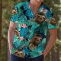 Sloth Tropical Palm Leaves Summer Vacation Gift Ideal Hawaiian Shirt Summer Gifts