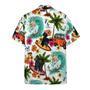 Summer Dog Watercolor Hawaiian Shirt, Summer Aloha Hawaii Shirt For Men Women Summer Gifts