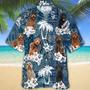 Summer Labradoodle , Floral Dog Short Sleeve For Men, Women, Gift For Summer Unisex Hawaiian Shirt Aloha Shirt