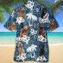 Summer Labradoodle , Floral Dog Short Sleeve For Men, Women, Gift For Summer Unisex Hawaiian Shirt Aloha Shirt