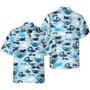 Swimming Pattern Hawaiian Shirt For Men, Gift For Swimming Lover Summer Gifts