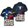 Texas Flag Longhorn Skull Hawaiian Shirt Summer Gifts