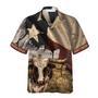 Texas State Map Pattern Flag Texas Hawaiian Shirt, Don't Mess With Texas Longhorns Shirt, Texas Shirt For Men Summer Gifts