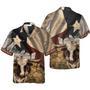 Texas State Map Pattern Flag Texas Hawaiian Shirt, Don't Mess With Texas Longhorns Shirt, Texas Shirt For Men Summer Gifts