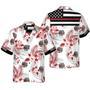 The Red Line Black American Flag Firefighter , Red Texas Bluebonnet Fire Dept Logo Firefighter Shirt For Men Unisex Hawaiian Shirt Aloha Shirt