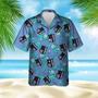 Thin Blue Line Hawaii Shirt Police Seamless Pattern Hawaiian Shirt Summer Gifts