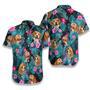 Tropical Beagle Hawaiian Shirt For Men, Dog Shirt, Summer Gift For Dog Lover Summer Gifts