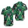 Tropical Black Chihuahua Dog Pattern Hawaiian Shirt Summer Gifts