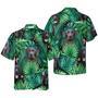 Tropical Black Labrador Hawaiian Shirt For Men, Dog Hawaiian Shirt, Gift For Labrador Lover Summer Gifts