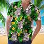 Tropical Donkey , For Men And Women Unisex Hawaiian Shirt Aloha Shirt