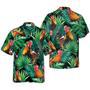 Tropical Rooster Pattern Hawaiian Shirt Summer Gifts