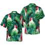 Tropical White Rooster Hawaiian Shirt For Men And Women, Summer Gift For Him Summer Gifts