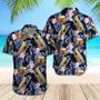 Tuba Beer Summer Cool Leaf Hawaiian Shirt, Regular Slim Fit Short Sleeve Casual Full Print Shirt Unisex Hawaiian Shirt Aloha Shirt