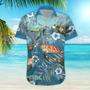 Turtle Colorful Amazing For Men Women, Short Sleeve Button ,Hawaii Honeymoon Shirt Unisex Hawaiian Shirt Aloha Shirt