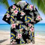 Volleyball Flower , Volleyball Shirt, Sports Team Group Shirts Unisex Hawaiian Shirt Aloha Shirt