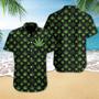 Weed Yellow Green And Black Design Hawaiian Shirt Summer Gifts