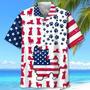 Yorkie Usa Flag All Printed Unisex Hawaiian Shirt Aloha Shirt