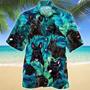 All Black Scottish Terrier Dog Lovers Gift Summer Beach Palm Tree Hawaiian Shirt Summer Gifts