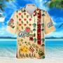 Aloha Summer Vibes Flowers And Leaves On Beige Background Hawaiian Shirt Summer Gifts